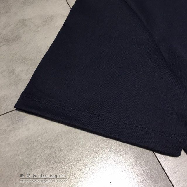 Burberry短袖 19春夏新款 巴寶莉黑色T恤   tzy1760